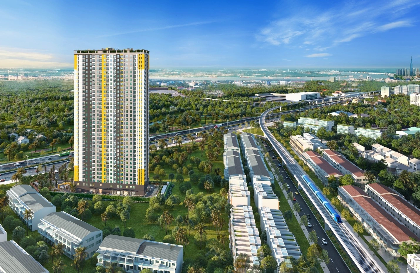 Bcons Avenue sở hữu lợi thế vị trí gần tuyến Metro số 1 khu Đông TP.HCM