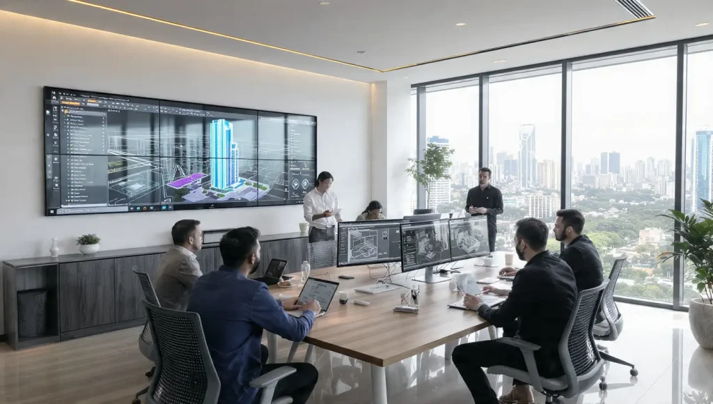 Công ty Cổ phần Tư vấn Thiết kế Bcons - phòng BIM hiện đại