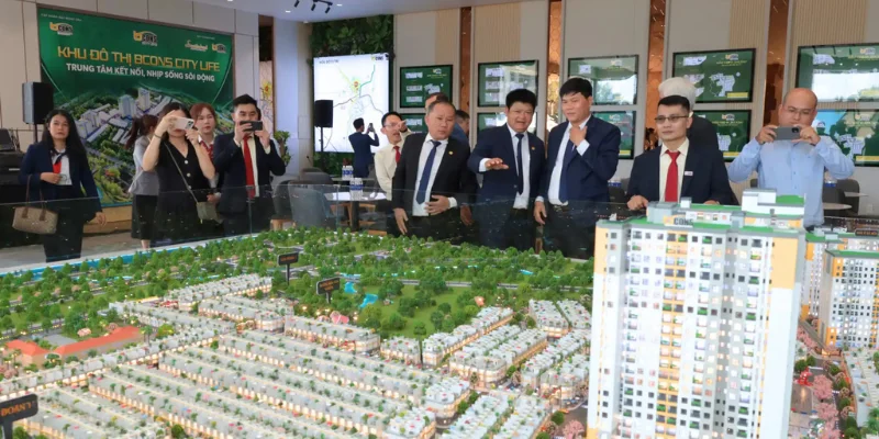 Sa bàn tổng thể dự án Bcons City Life 15ha tại trung tâm phường Tân Uyên
